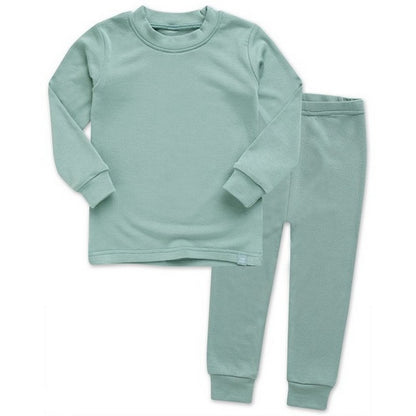 Mint Modal Long Sleeve Pajamas