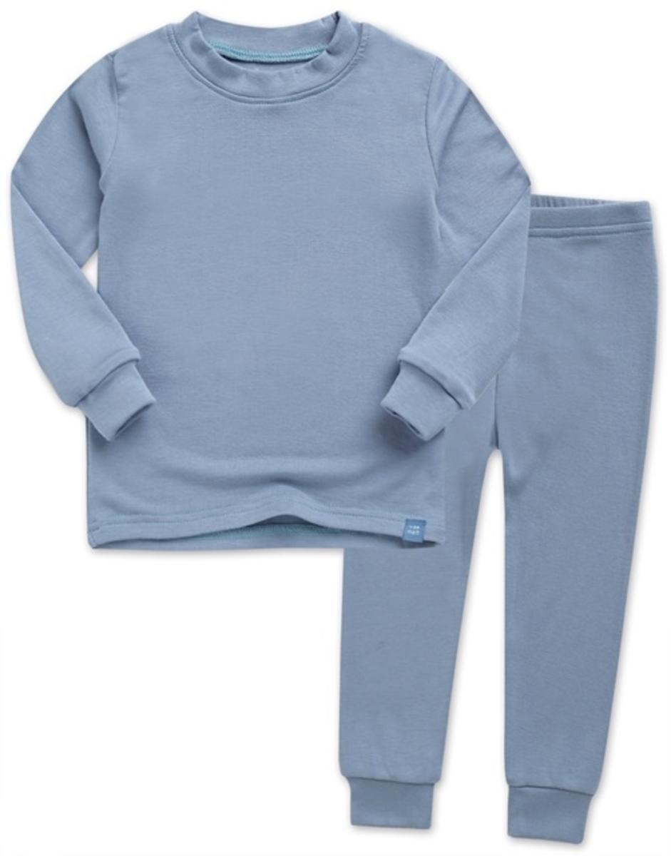 Powder Blue Modal Long Sleeve Pajamas
