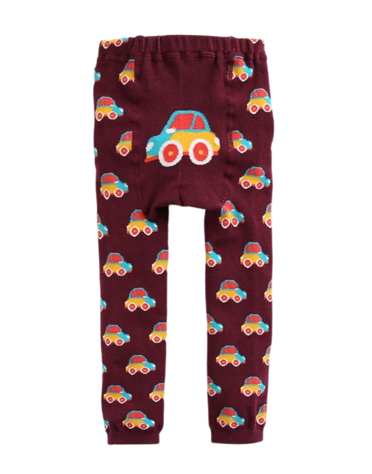 Buddy Car Burgundy Leggings