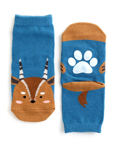 Blue Goat Ankle Socks